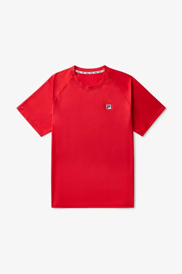 Tennis Men Fila Short Sleeve Crewneck 622 Fila Red