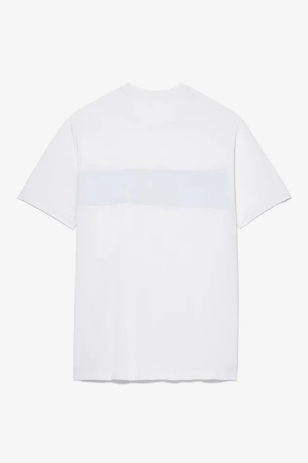 Tennis Men Fila Tennis Essentials Short Sleeve Crew 147 White Scub