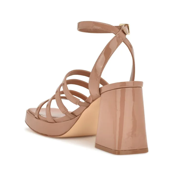 Teriss Strappy Platform Sandals Clay Patent Women Nine West Platforms Teriss Strappy Platform Sandals Clay Patent Women Nine West Platforms