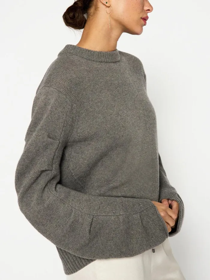 The Elira Crew Stoney Mlange Women Brochu Walker Sweaters