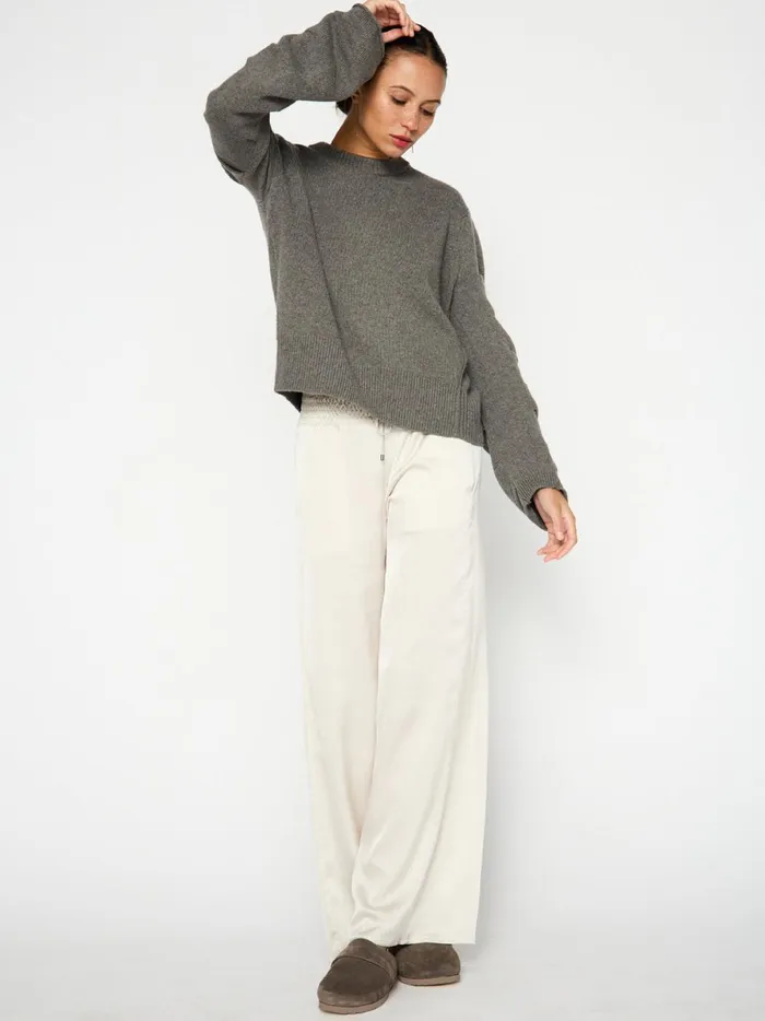 The Elira Crew Stoney Mlange Women Brochu Walker Sweaters