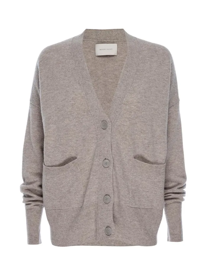 The Halo Cardigan Light Chia Melange Women Brochu Walker Cardigans