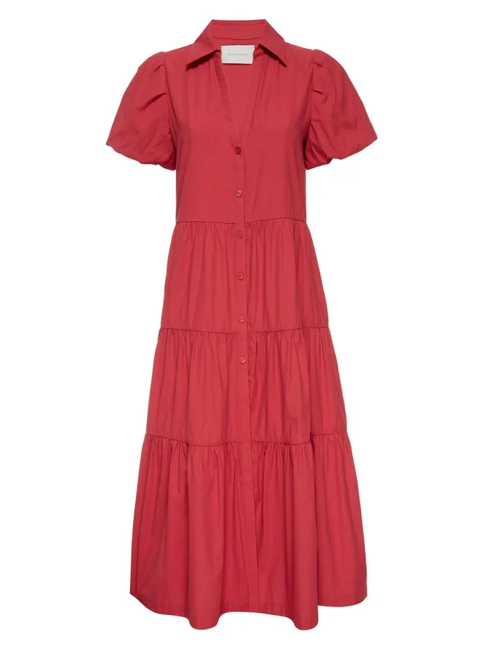 The Havana Dress Carmine Red Women Brochu Walker Dresses