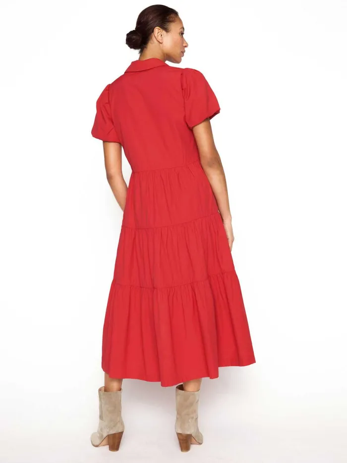 The Havana Dress Carmine Red Women Brochu Walker Dresses