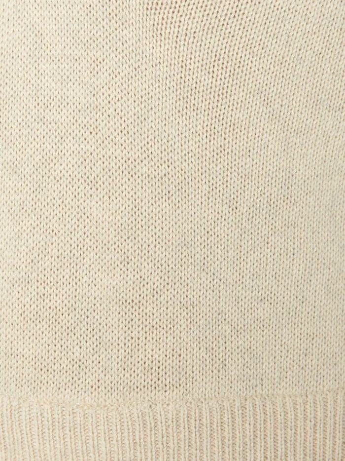 The Lucie Layered Vee Looker Bisque With White Underlayer Women Brochu Walker Sweaters