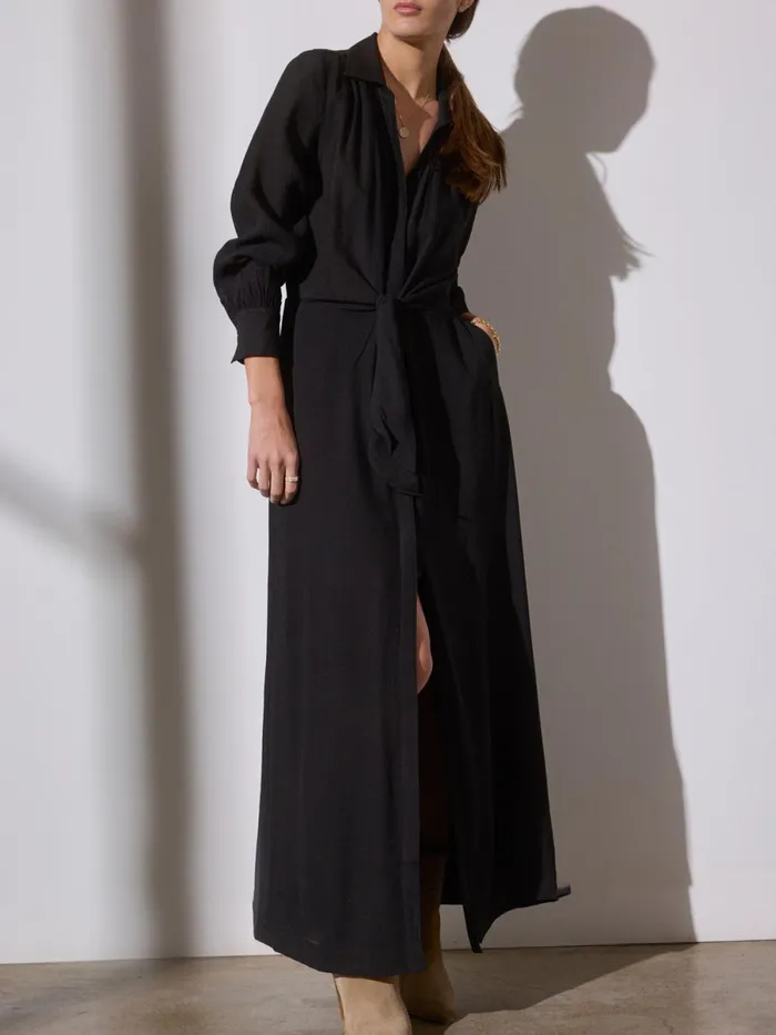 The Madsen Maxi Dress Black Onyx Women Brochu Walker Dresses