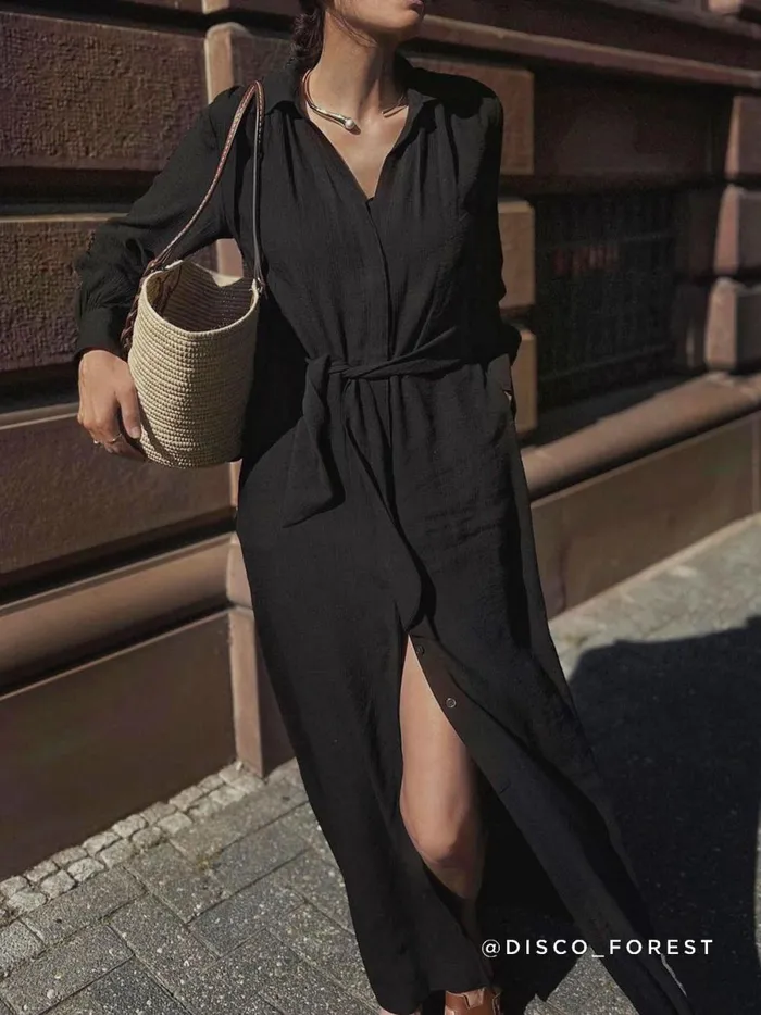 The Madsen Maxi Dress Black Onyx Women Brochu Walker Dresses