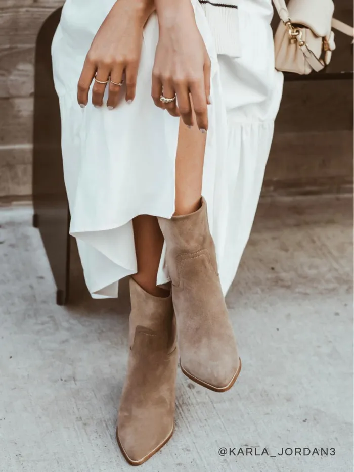 The Marfa Suede Ankle Boot Antler Women Brochu Walker Shoes