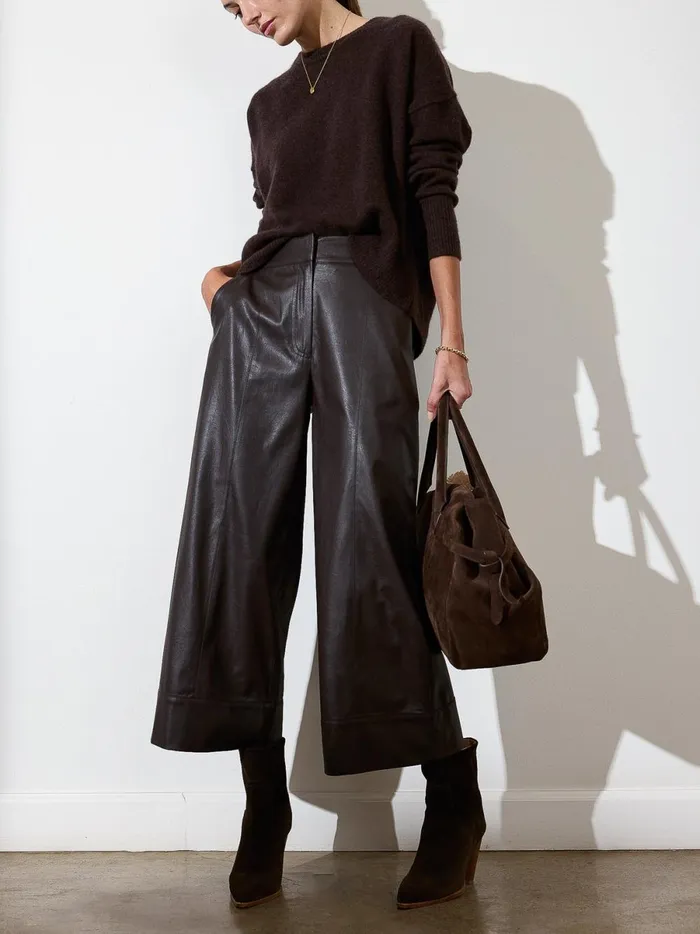 The Odele Cropped Pant Timber Women Brochu Walker Bottoms