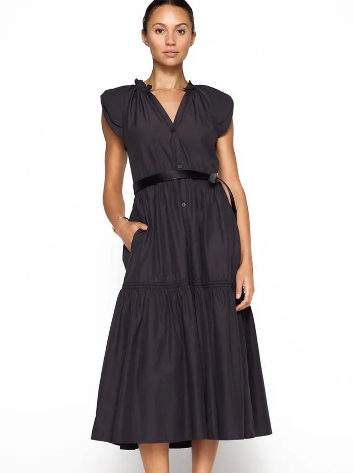 The Santorini Dress Washed Black Women Brochu Walker Dresses