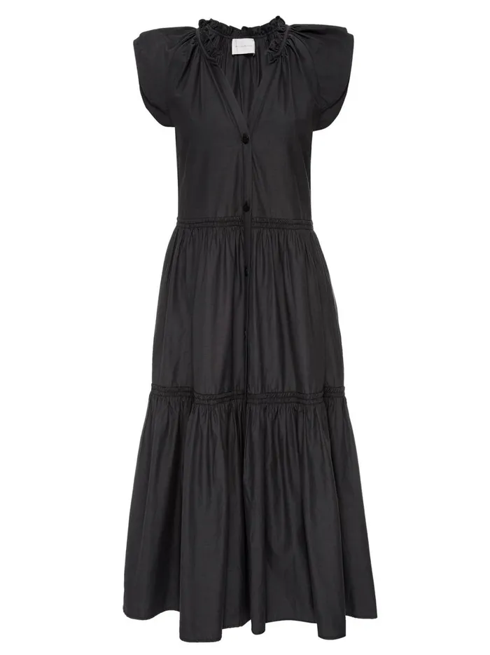 The Santorini Dress Washed Black Women Brochu Walker Dresses