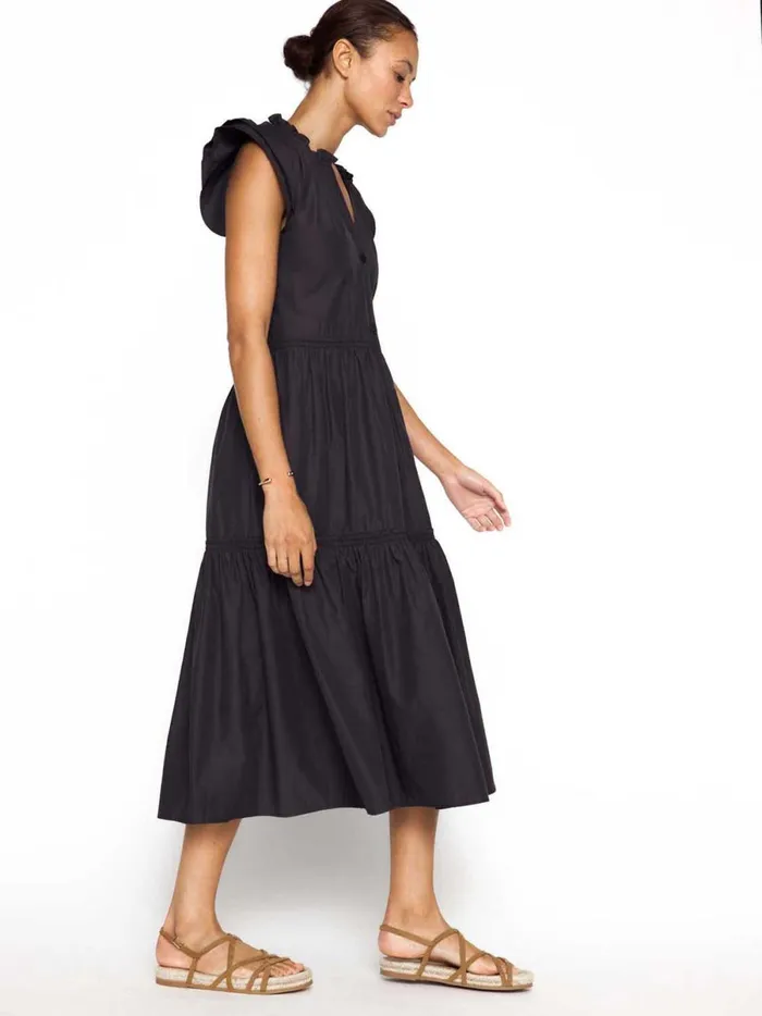 The Santorini Dress Washed Black Women Brochu Walker Dresses