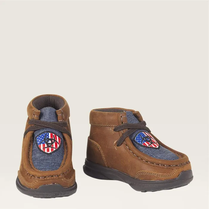 Toddler Lil Stompers Usa Spitfire Brown Kids Ariat Toddler Footwear