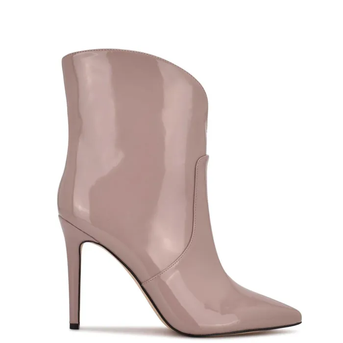 Tolate Dress Booties Light Pink Patent Women Nine West Boots and Booties