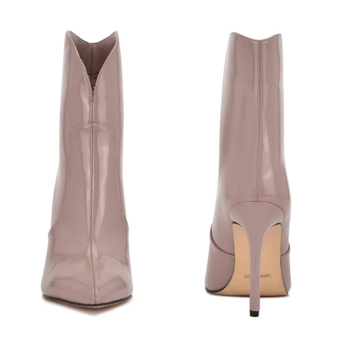 Tolate Dress Booties Light Pink Patent Women Nine West Boots and Booties Tolate Dress Booties Light Pink Patent Women Nine West Boots and Booties