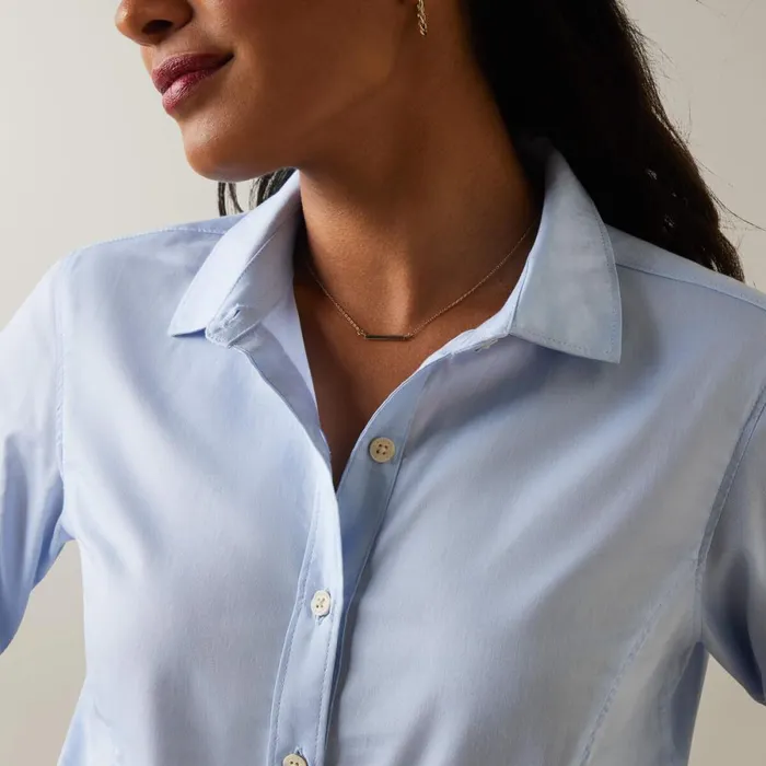 Tomales Shirt Powder Blue Women Ariat TShirts and Tops Tomales Shirt Powder Blue Women Ariat TShirts and Tops