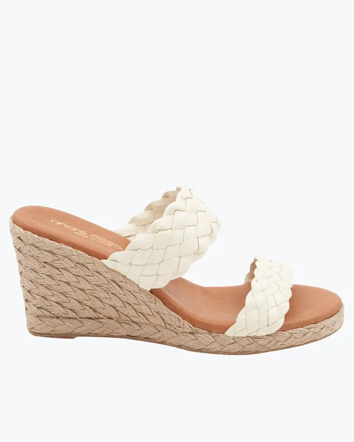Tommy Bahama Andr Assous Gwenn Clear Wedge Sandals Clear Women Shoes and Sandals