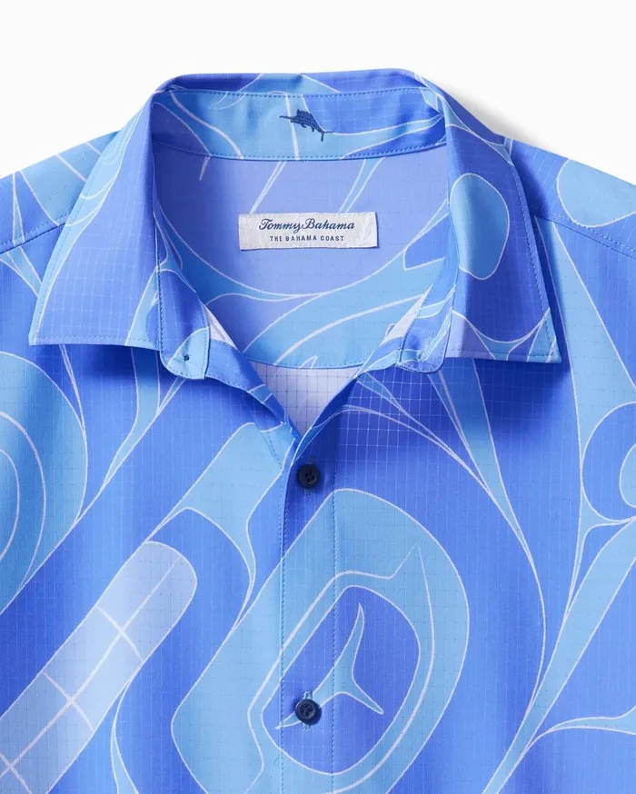 Tommy Bahama Bahama Coast Ocean Life IslandZone ShortSleeve Shirt Cobalt Sea Men Shirts Tommy Bahama Bahama Coast Ocean Life IslandZone ShortSleeve Shirt Cobalt Sea Men Shirts