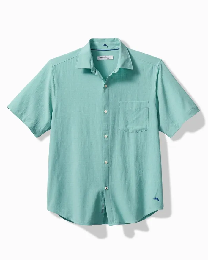 Tommy Bahama Bahama Coast Sandypoint IslandZone ShortSleeve Shirt Heavenly Peace Men Shirts