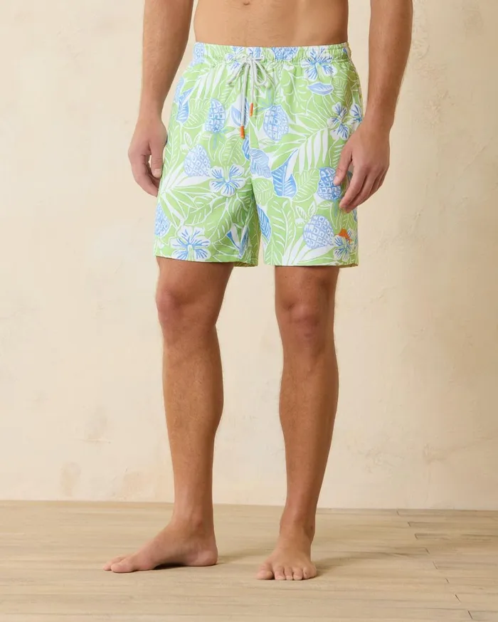 Tommy Bahama Baja Weekend Spirits 9Inch Boardshorts Black Men Swim and Boardshorts