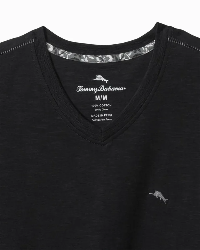 Tommy Bahama Bali Beach VNeck TShirt Black Men TShirts Tommy Bahama Bali Beach VNeck TShirt Black Men TShirts