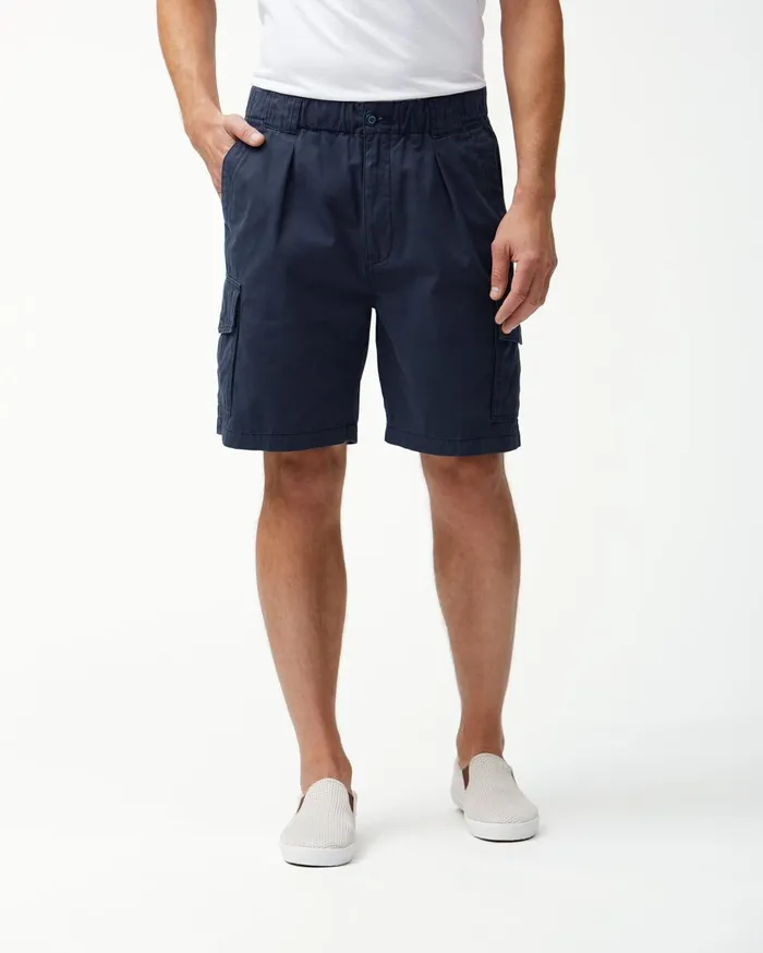 Tommy Bahama Big and Tall Chip Shot IslandZone Shorts Fog Grey Big and Tall Shorts