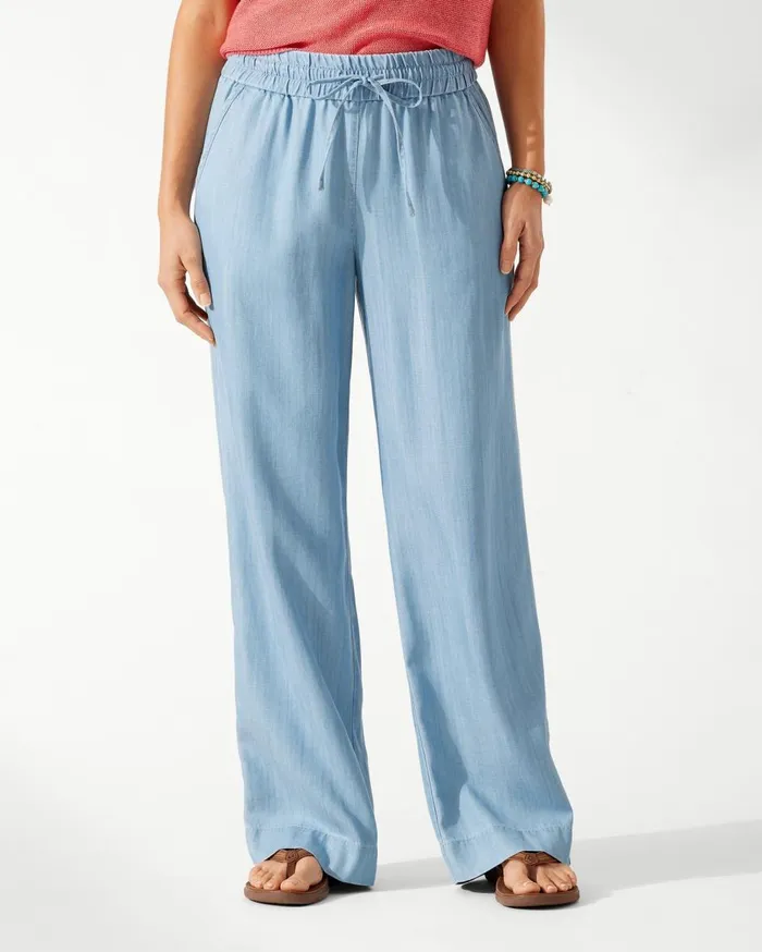 Tommy Bahama Calypso Crepe Beach Pants Mare Navy Women Pants and Crops Tommy Bahama Calypso Crepe Beach Pants Mare Navy Women Pants and Crops