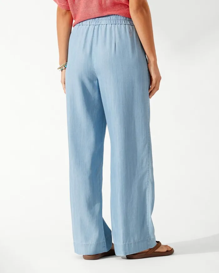 Tommy Bahama Calypso Crepe Beach Pants Mare Navy Women Pants and Crops Tommy Bahama Calypso Crepe Beach Pants Mare Navy Women Pants and Crops