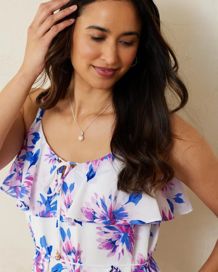 Tommy Bahama Joyful Blooms Sleeveless Maxi Dress Coconut Women Dresses Tommy Bahama Joyful Blooms Sleeveless Maxi Dress Coconut Women Dresses