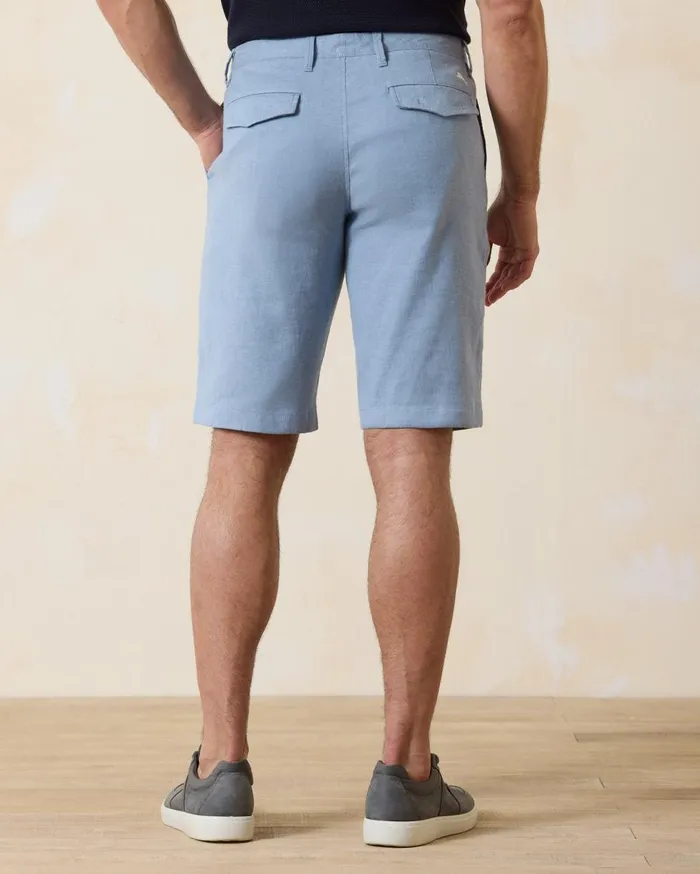 Tommy Bahama Latigo Beach LinenBlend Pleated 10Inch Shorts Navy Men Shorts Tommy Bahama Latigo Beach LinenBlend Pleated 10Inch Shorts Navy Men Shorts
