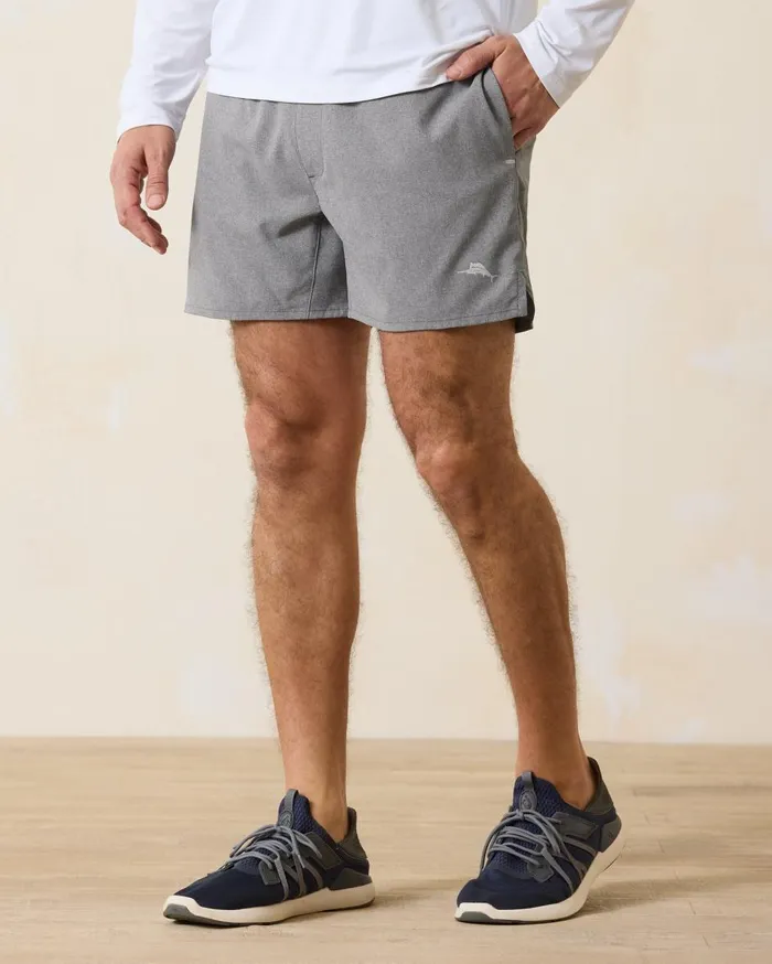 Tommy Bahama Naples Tales Of A Cocktail 6Inch Swim Trunks Concrete Grey Men Swim and Boardshorts Tommy Bahama Naples Tales Of A Cocktail 6Inch Swim Trunks Concrete Grey Men Swim and Boardshorts