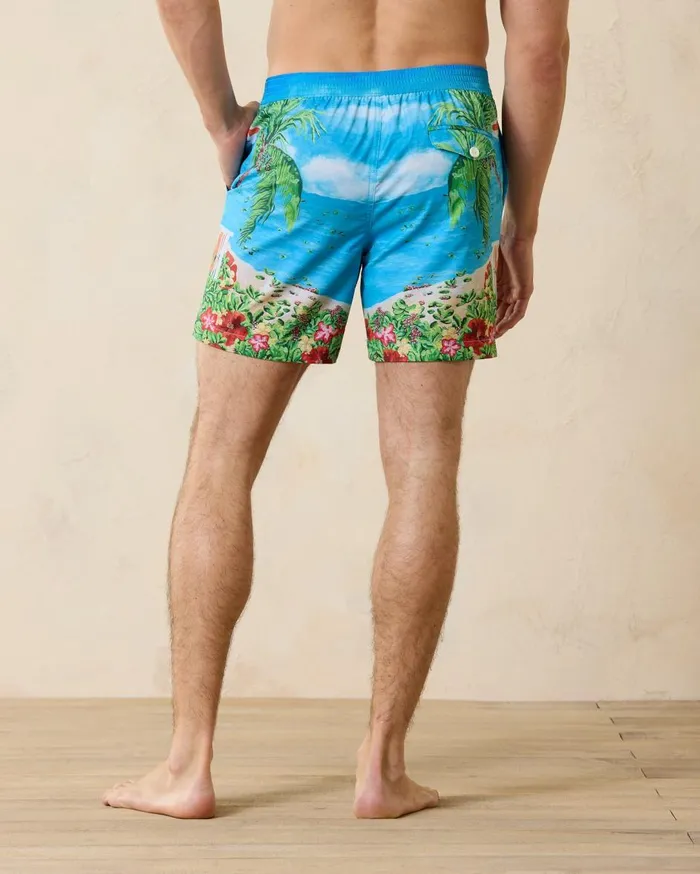 Tommy Bahama Naples Tropic Toss 6Inch Swim Trunks White Men Swim and Boardshorts Tommy Bahama Naples Tropic Toss 6Inch Swim Trunks White Men Swim and Boardshorts