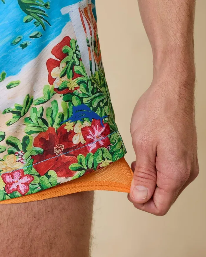 Tommy Bahama Naples Tropic Toss 6Inch Swim Trunks White Men Swim and Boardshorts Tommy Bahama Naples Tropic Toss 6Inch Swim Trunks White Men Swim and Boardshorts