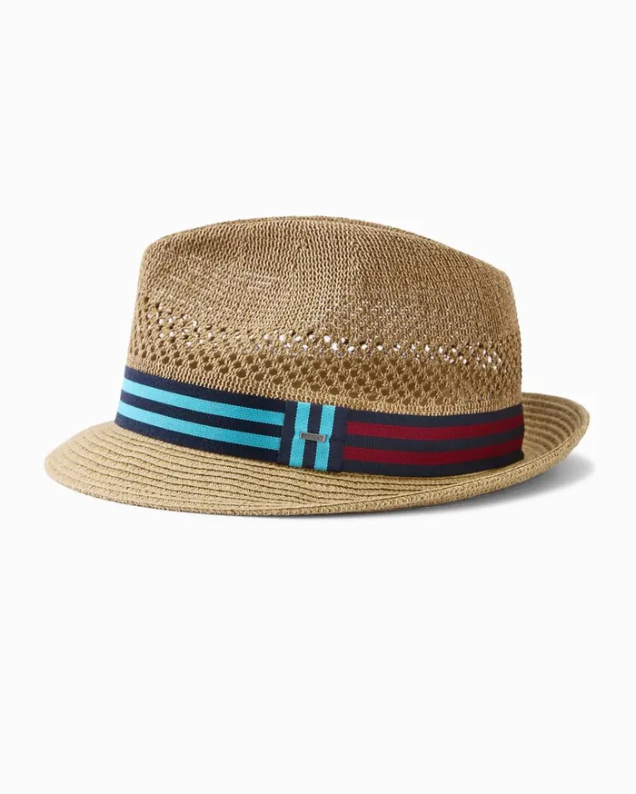 Tommy Bahama Palm Springs Fedora Natural MenBig and Tall Hats and Caps