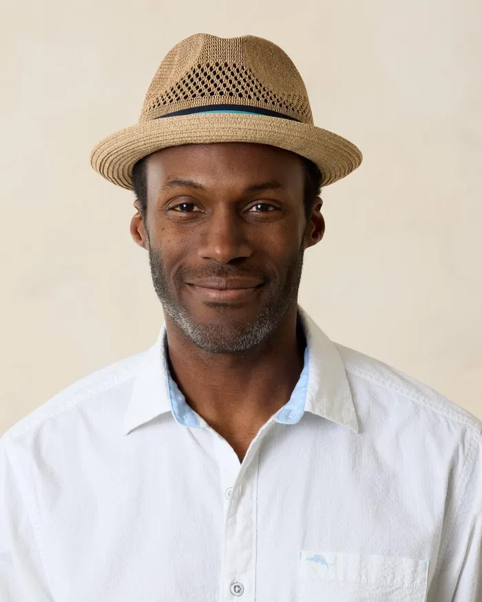 Tommy Bahama Palm Springs Fedora Natural MenBig and Tall Hats and Caps Tommy Bahama Palm Springs Fedora Natural MenBig and Tall Hats and Caps