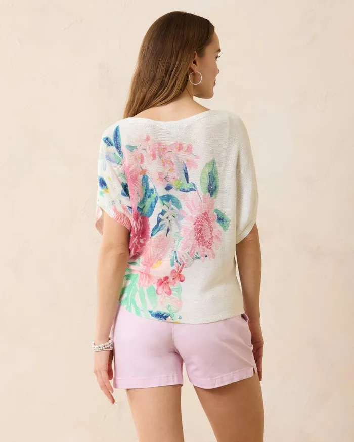 Tommy Bahama Perfectly Paradise ShortSleeve Dolman Sweater White Women Sweaters Tommy Bahama Perfectly Paradise ShortSleeve Dolman Sweater White Women Sweaters