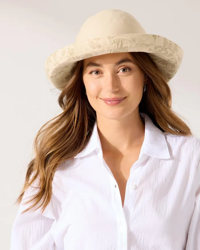 Tommy Bahama Raffia Lurex Lifeguard Hat Natural Women Hats and Caps