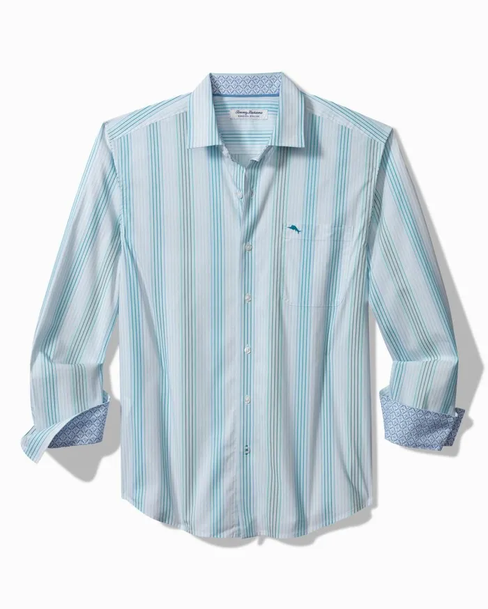Tommy Bahama Sarasota Stretch Seaview IslandZone Shirt Gulf Shore Men Shirts