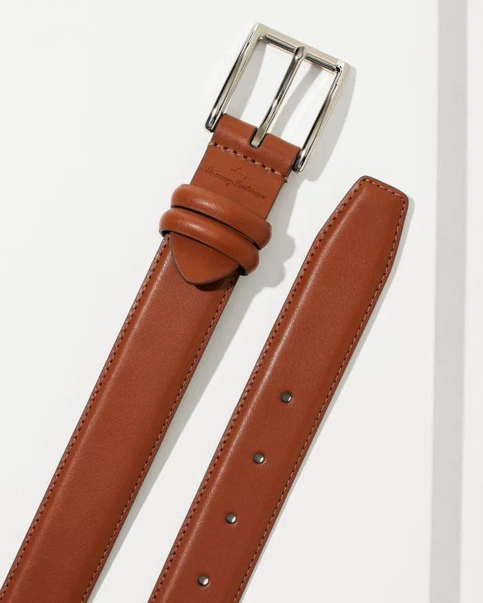 Tommy Bahama Tan Leather Overlay Belt Tan Men Belts Tommy Bahama Tan Leather Overlay Belt Tan Men Belts