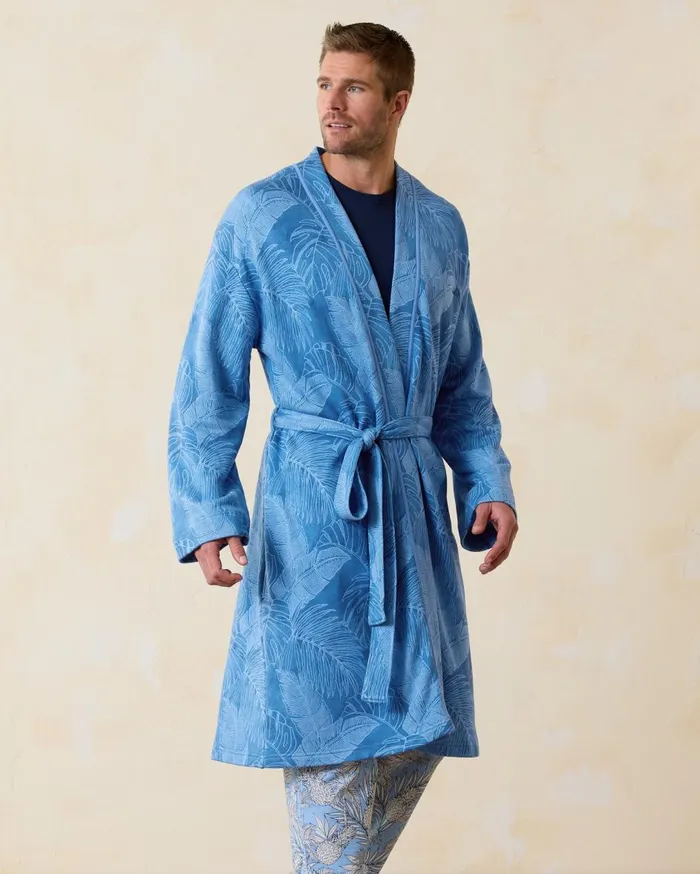 Tommy Bahama Textured Stripe HalfZip Sweatshirt Peacoat Men Loungewear and Pajamas