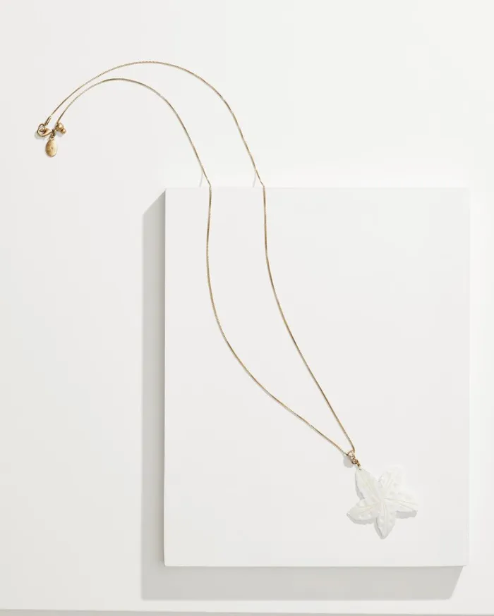 Tommy Bahama Virgin Gorda MotherofPearl Pendant Necklace Gold Women Jewelry Collections
