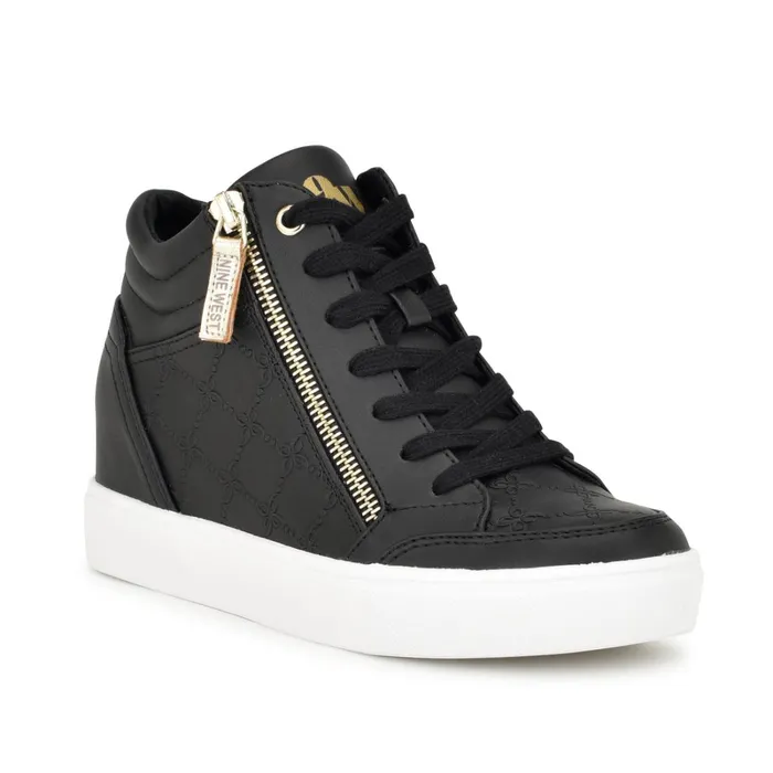 Tons High Top Hidden Wedge Sneakers Black Women Nine West Sneakers Tons High Top Hidden Wedge Sneakers Black Women Nine West Sneakers