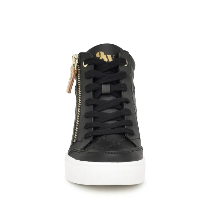 Tons High Top Hidden Wedge Sneakers Black Women Nine West Sneakers Tons High Top Hidden Wedge Sneakers Black Women Nine West Sneakers