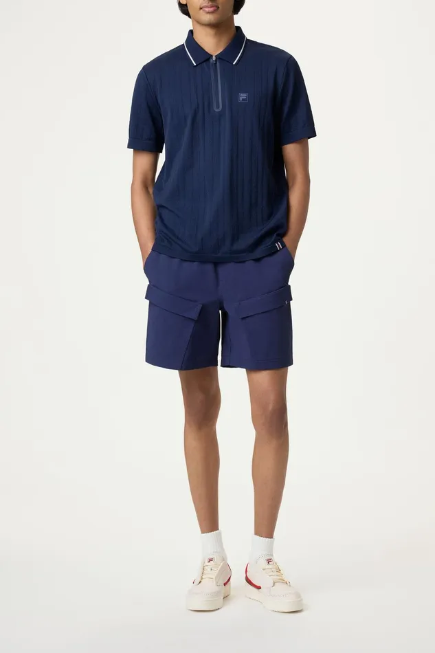 Tops and TShirts Men Fila Challenger Cable Zip Polo 400 Fila Navy Tops and TShirts Men Fila Challenger Cable Zip Polo 400 Fila Navy