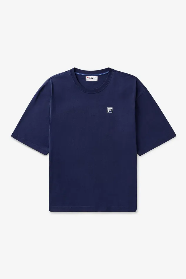 Tops and TShirts Men Fila Country Club Raquet Box Tee 400 Fila Navy