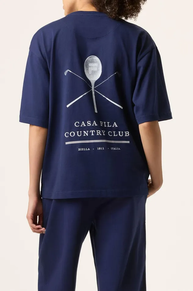 Tops and TShirts Men Fila Country Club Raquet Box Tee 400 Fila Navy Tops and TShirts Men Fila Country Club Raquet Box Tee 400 Fila Navy
