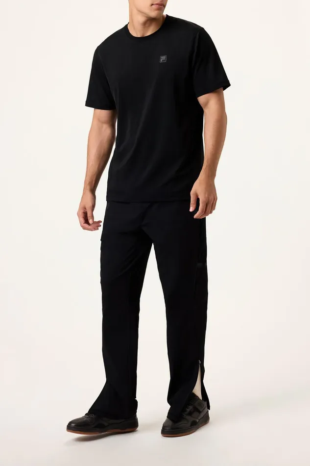 Tops and TShirts Men Fila Everyday Ace Tee 001 Black Tops and TShirts Men Fila Everyday Ace Tee 001 Black