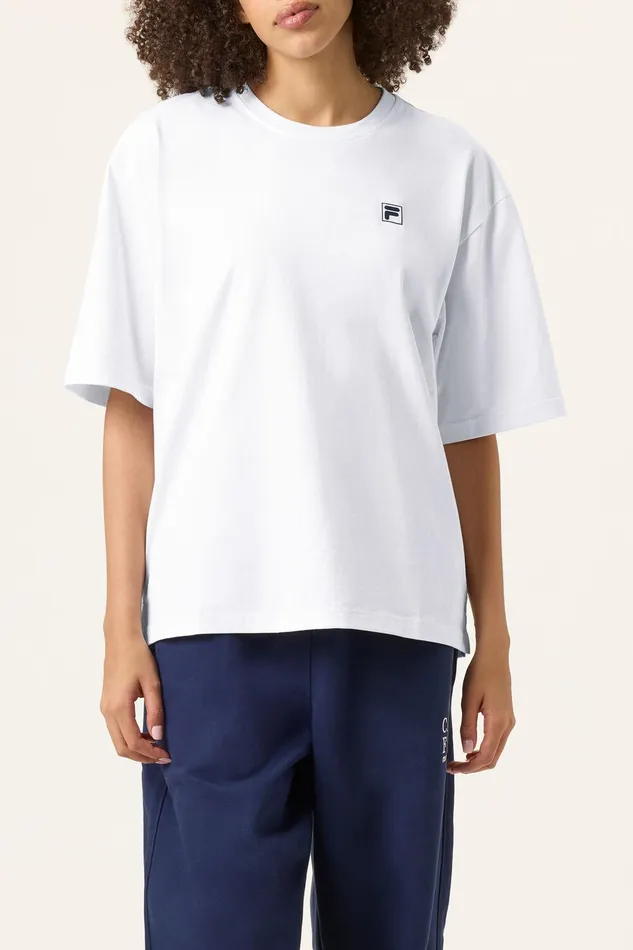 Tops and TShirts Women Fila Country Club Golf Course Map Box Tee 100 White Tops and TShirts Women Fila Country Club Golf Course Map Box Tee 100 White