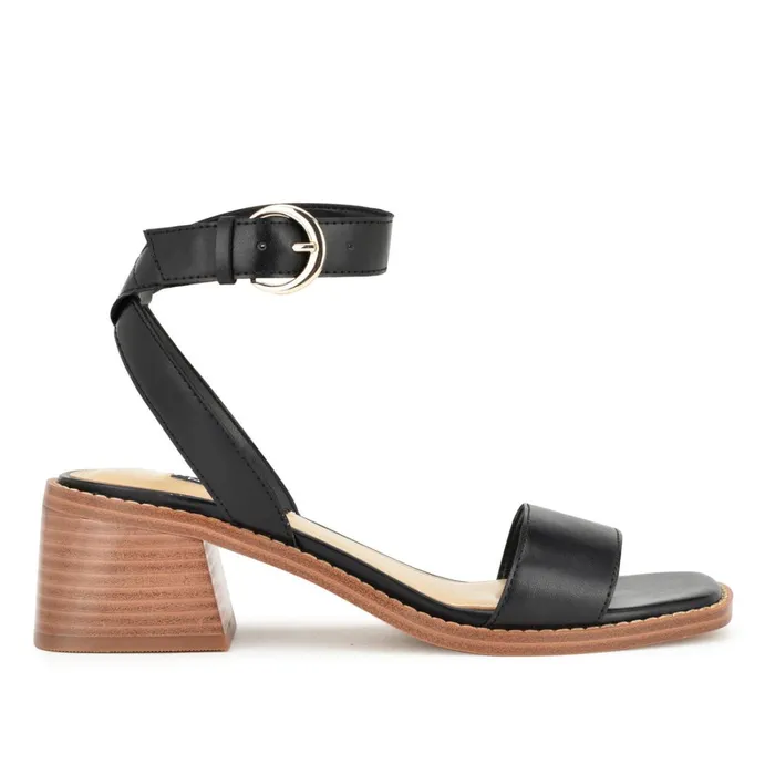 Tora Dress Sandals Black Women Nine West Low Heel