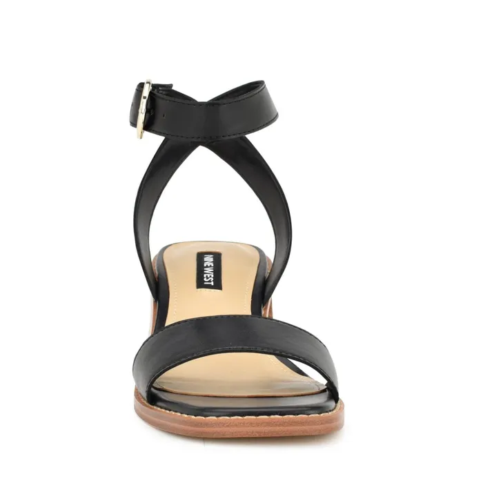 Tora Dress Sandals Black Women Nine West Low Heel